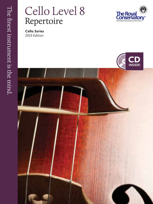 RCM Cello - Repertoire (w/CD), Level 8