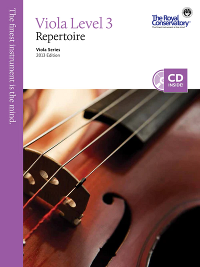 RCM Viola Repertoire, 2013 Edition [Select Level]