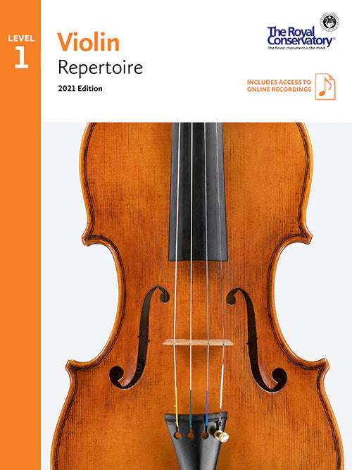 RCM Violin Repertoire 2021 Edition [Select Level] - Book/Audio Online