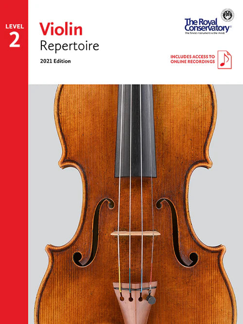 RCM Violin Repertoire 2021 Edition [Select Level] - Book/Audio Online