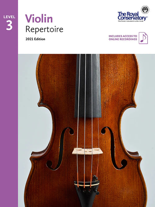 RCM Violin Repertoire 2021 Edition [Select Level] - Book/Audio Online