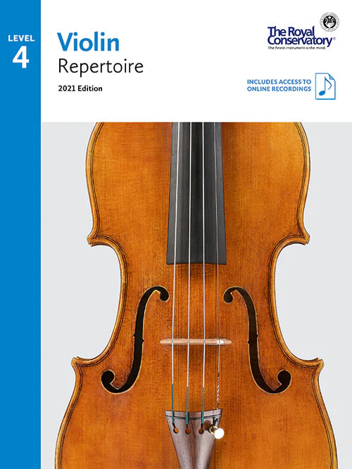 RCM Violin Repertoire 2021 Edition [Select Level] - Book/Audio Online