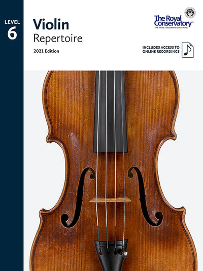 RCM Violin Repertoire 2021 Edition [Select Level] - Book/Audio Online