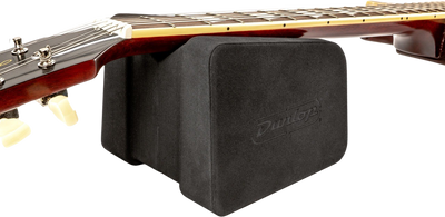 Dunlop NS42 neck stand supporting an electric guitar neck