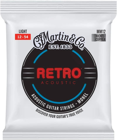 Martin Guitars Retro Monel Acoustic Guitar String Sets