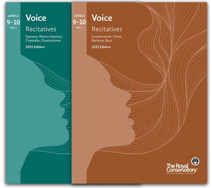 RCM Voice Recitatives 9–10 - Voice Series, 2025 Edition