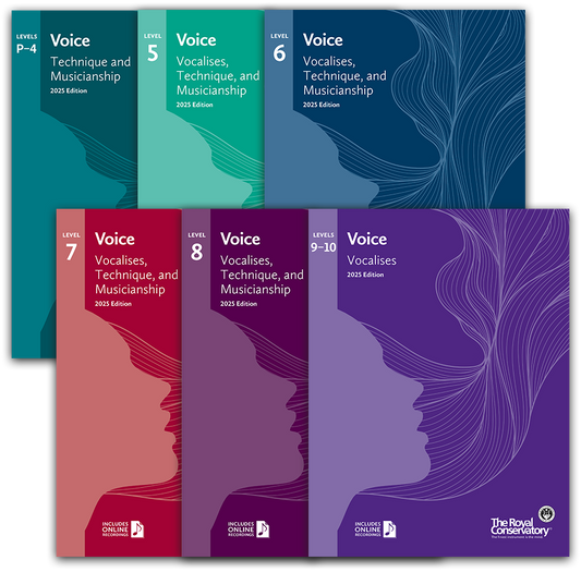RCM Voice Vocalises, Technique, and Musicianship - Voice Series, 2025 Edition