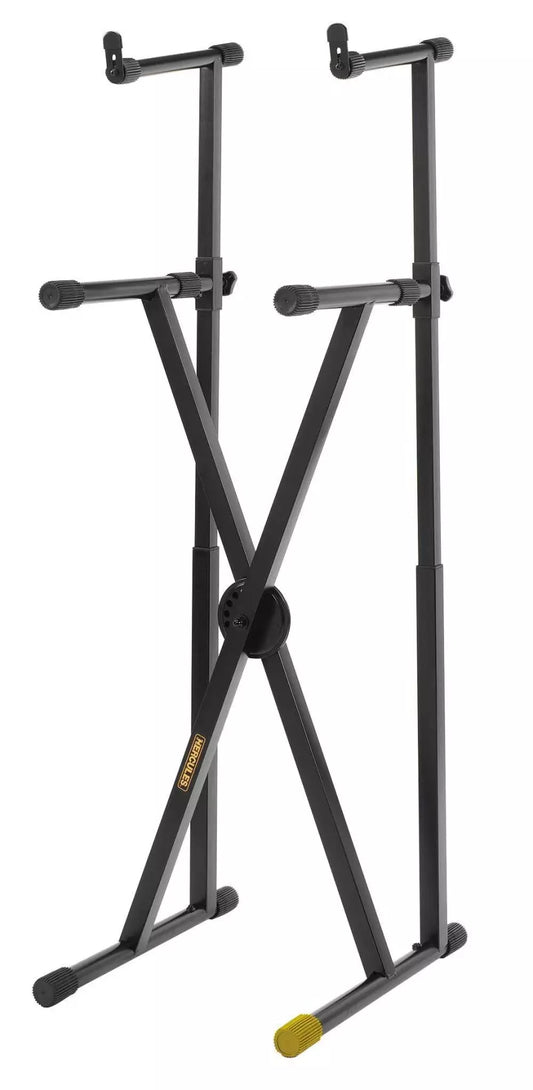 Hercules Stands EZ-LOK Double Tier X Keyboard Stand