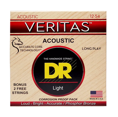 DR Strings Veritas Coated Core Acoustic Guitar Strings