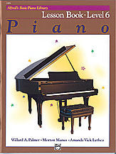 Alfred's Basic Piano Course - Lesson Book, Level 6 - Canada