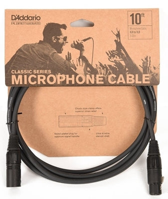 D'addario Planetwaves Microphone Cable (10 Feet)