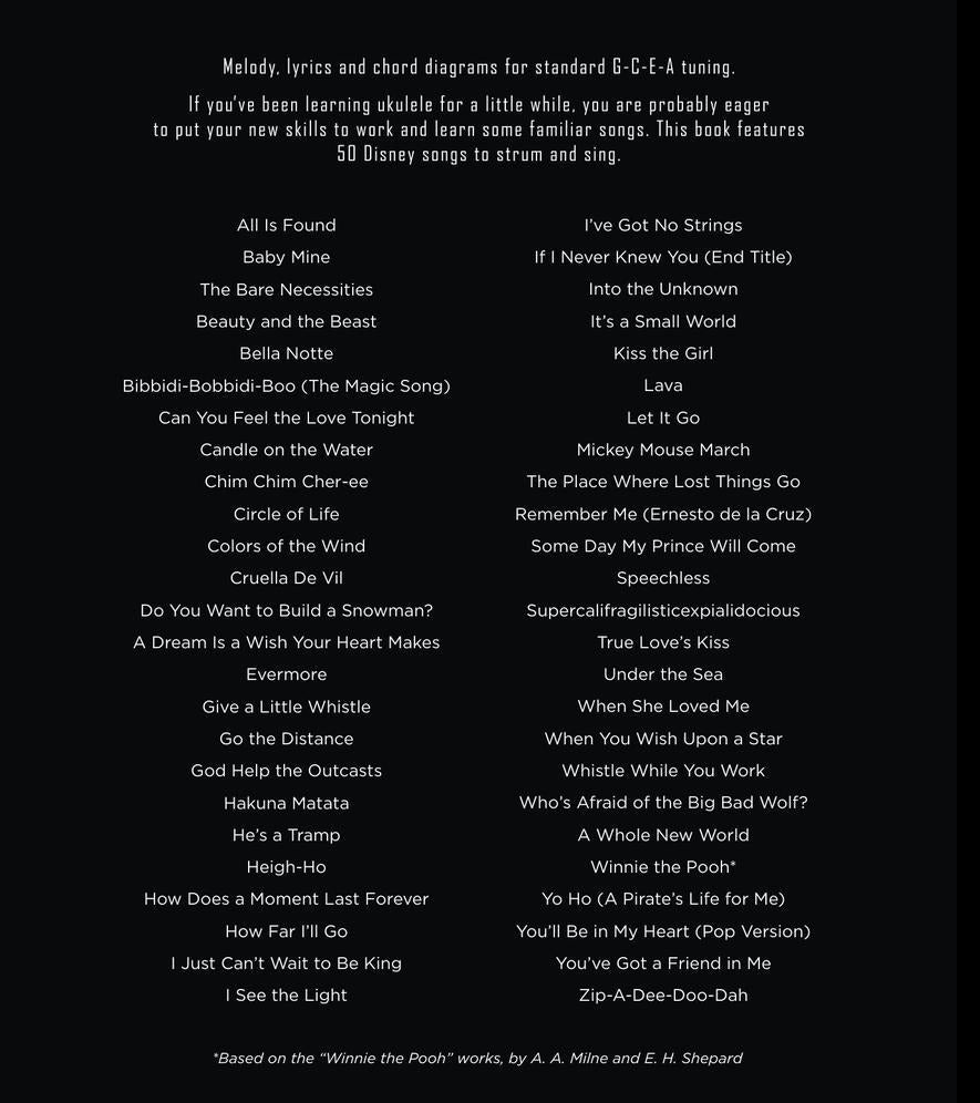 First 50 Disney Songs You Should Play On The Ukulele