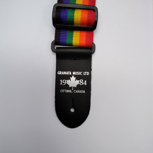Poly Pro Guitar Strap /w Leather Ends