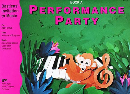 Bastiens' Invitation to Music - Performance Party Book A - Canada