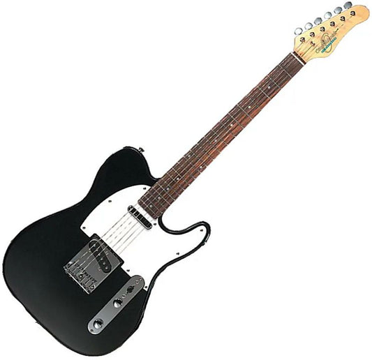Oscar Schmidt Country-Style Electric Guitar - Black (OS-LT-BK-A)