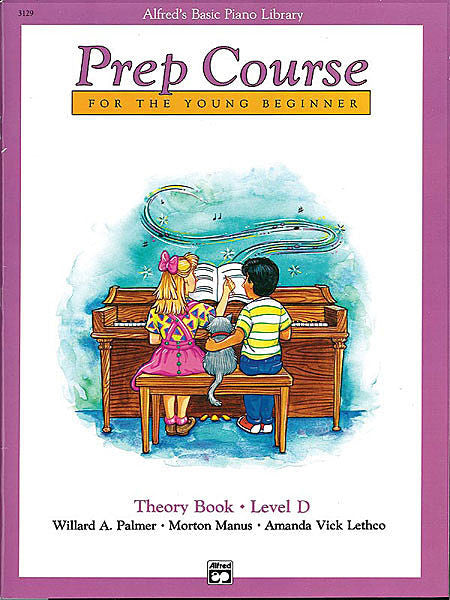 Alfred's Basic Piano Prep Course: Theory Book D For the Young Beginner - Canada