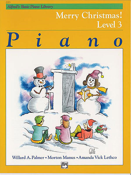 Alfred's Basic Piano Library Merry Christmas! Level 3 Piano - Canada