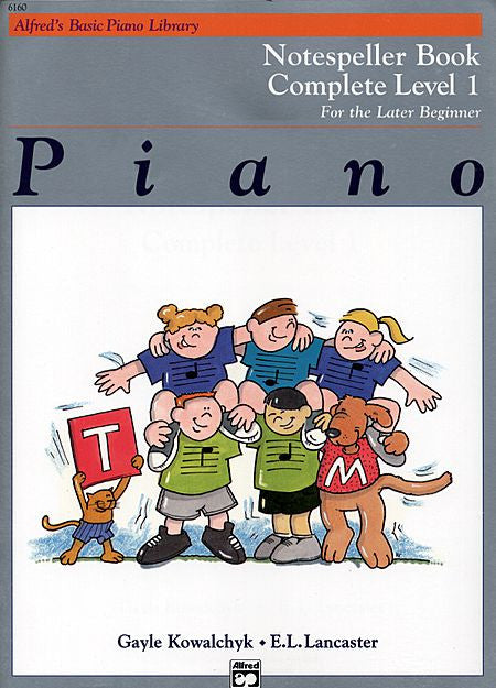 Alfred's Basic Piano Library - Notespeller Book Complete Level 1 - Canada