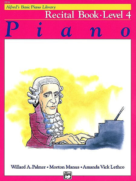 Alfred's Basic Piano Course - Recital Book (Level 4) - Canada