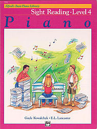 Alfred's Basic Piano Library - Sight Reading Level 4 - Canada