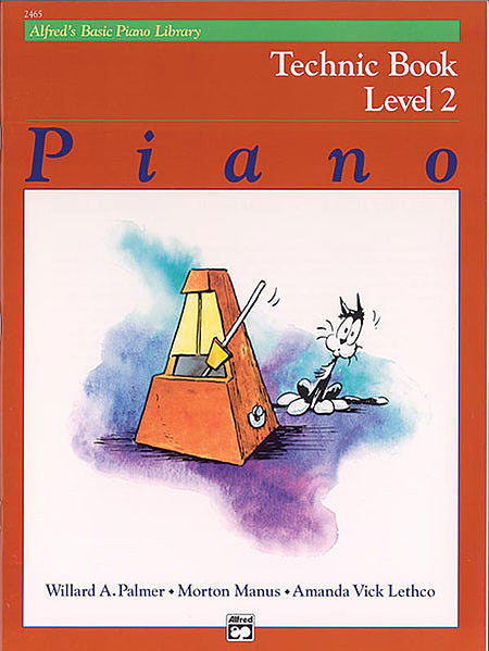 Alfred's Basic Piano Course - Technic Book, Level 2 - Canada