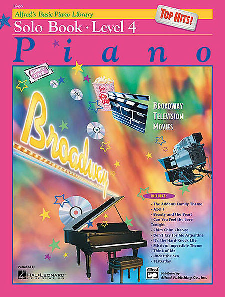 Alfred's Basic Piano Course - Top Hits! Solo Book, Level 4 - Canada
