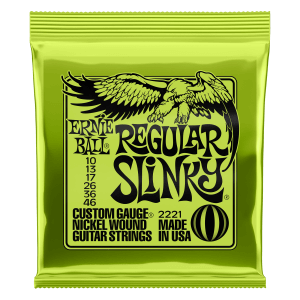 Ernie Ball Slinky Nickel Wound Electric Guitar Strings - Regular Gauges