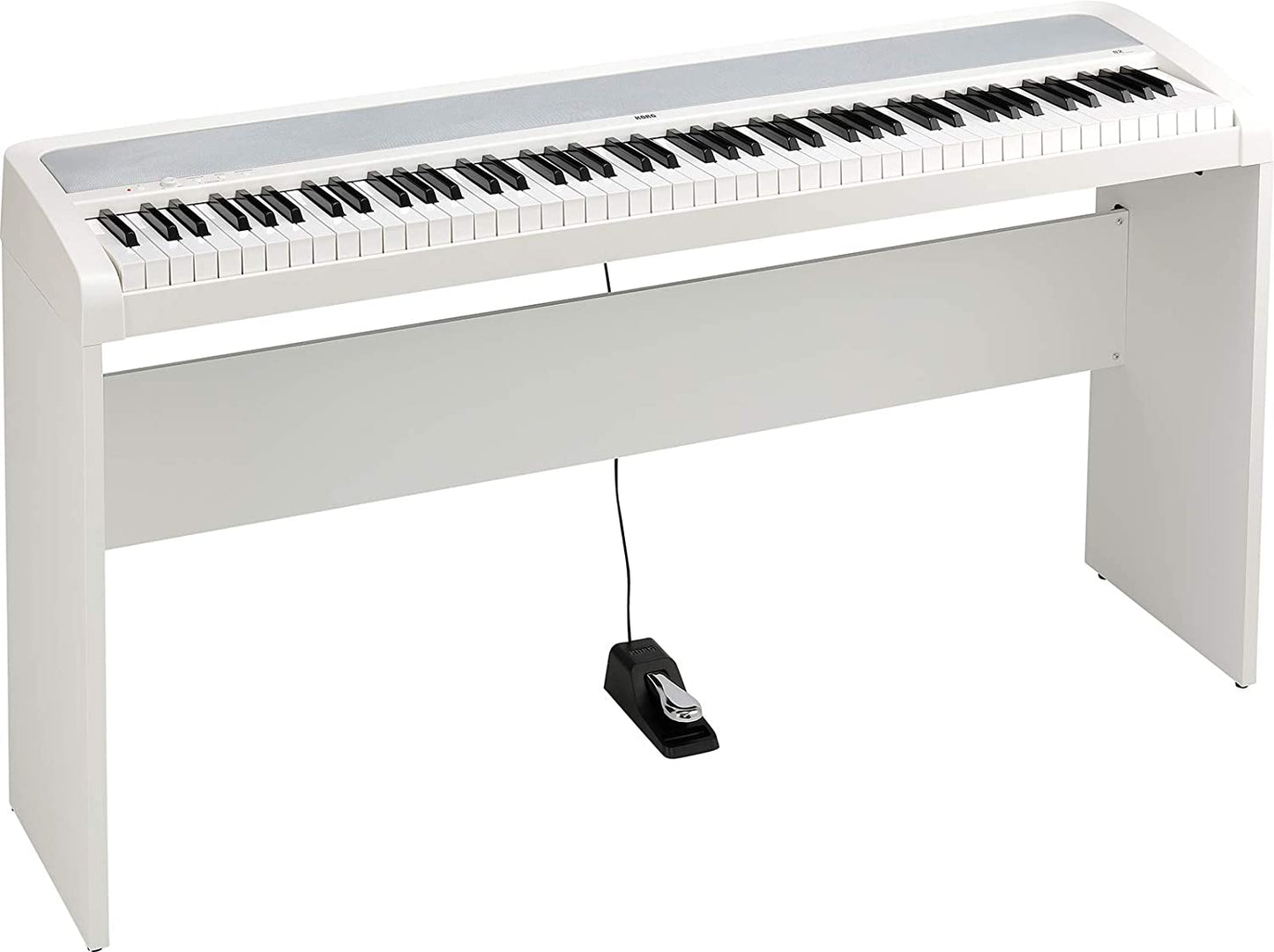 B2N 88-Key Digital Piano with Light Touch Action and Speakers - Black