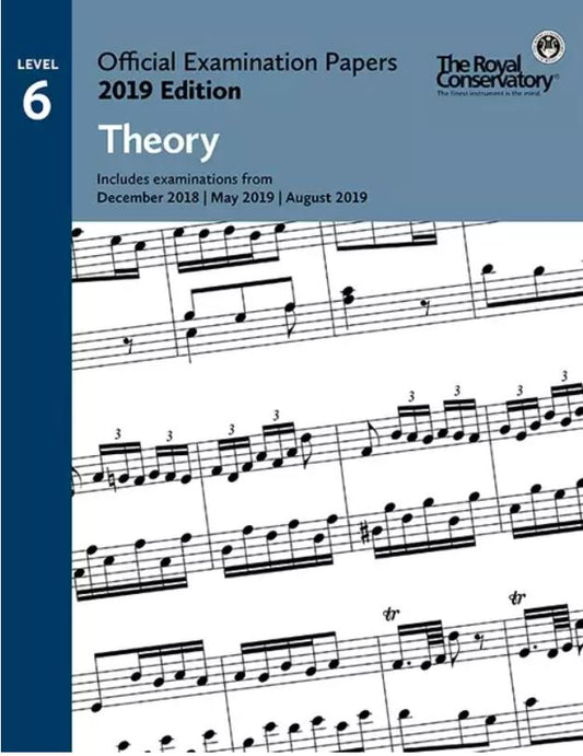RCM Official Examination Papers: Theory, Level 6 - 2019 Edition - Book