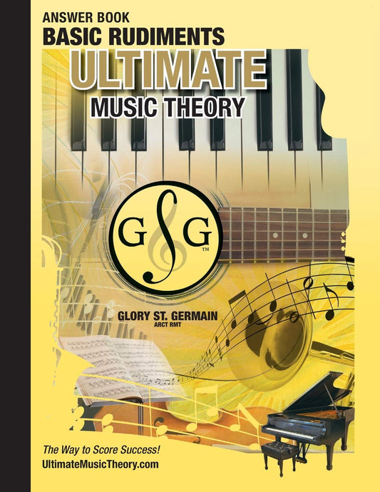 Ultimate Music Theory - Basic Rudiments, Answer Book