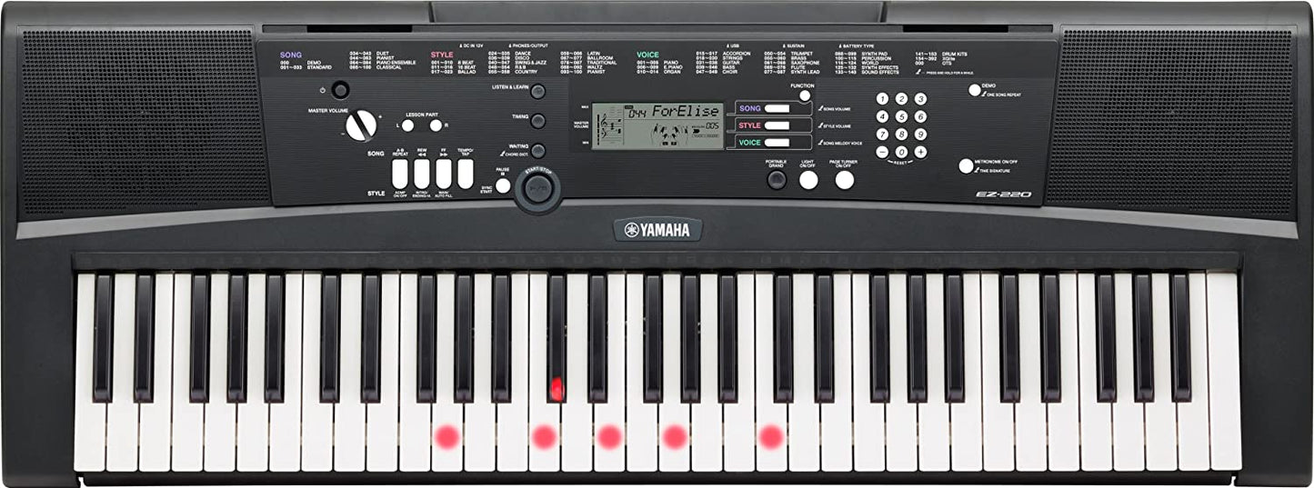 Yamaha EZ-220 Light Up Keyboard
