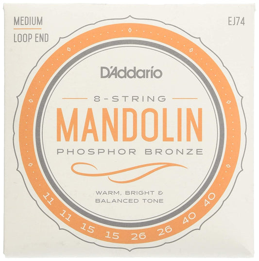 D'Addario EJ74 - Mandolin Phosphor Bronze Medium 11-40