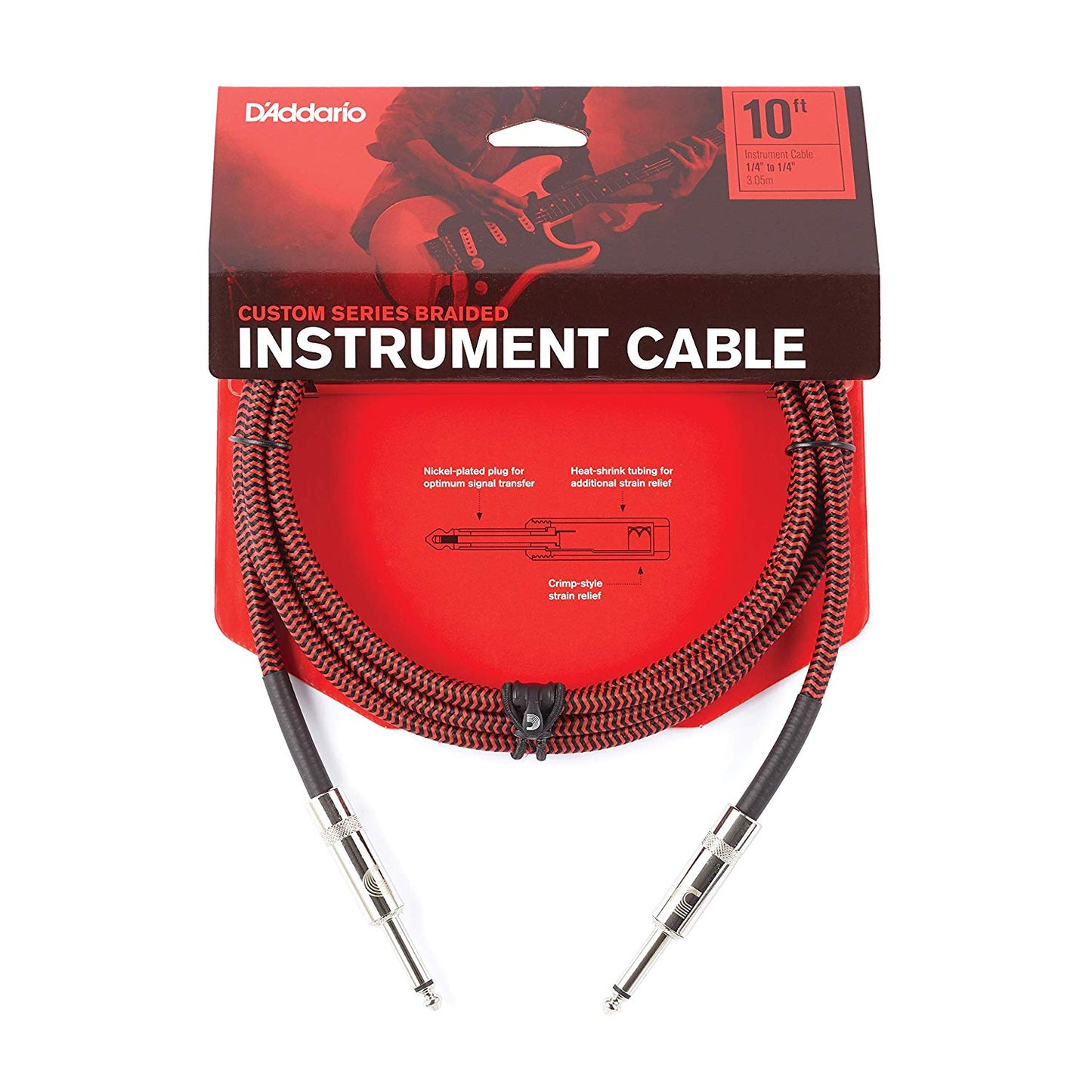 D'Addario 10 ft Instrument Cable