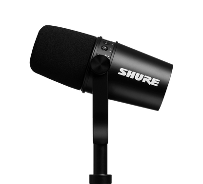 SHURE MV7 Podcast Microphone - Black