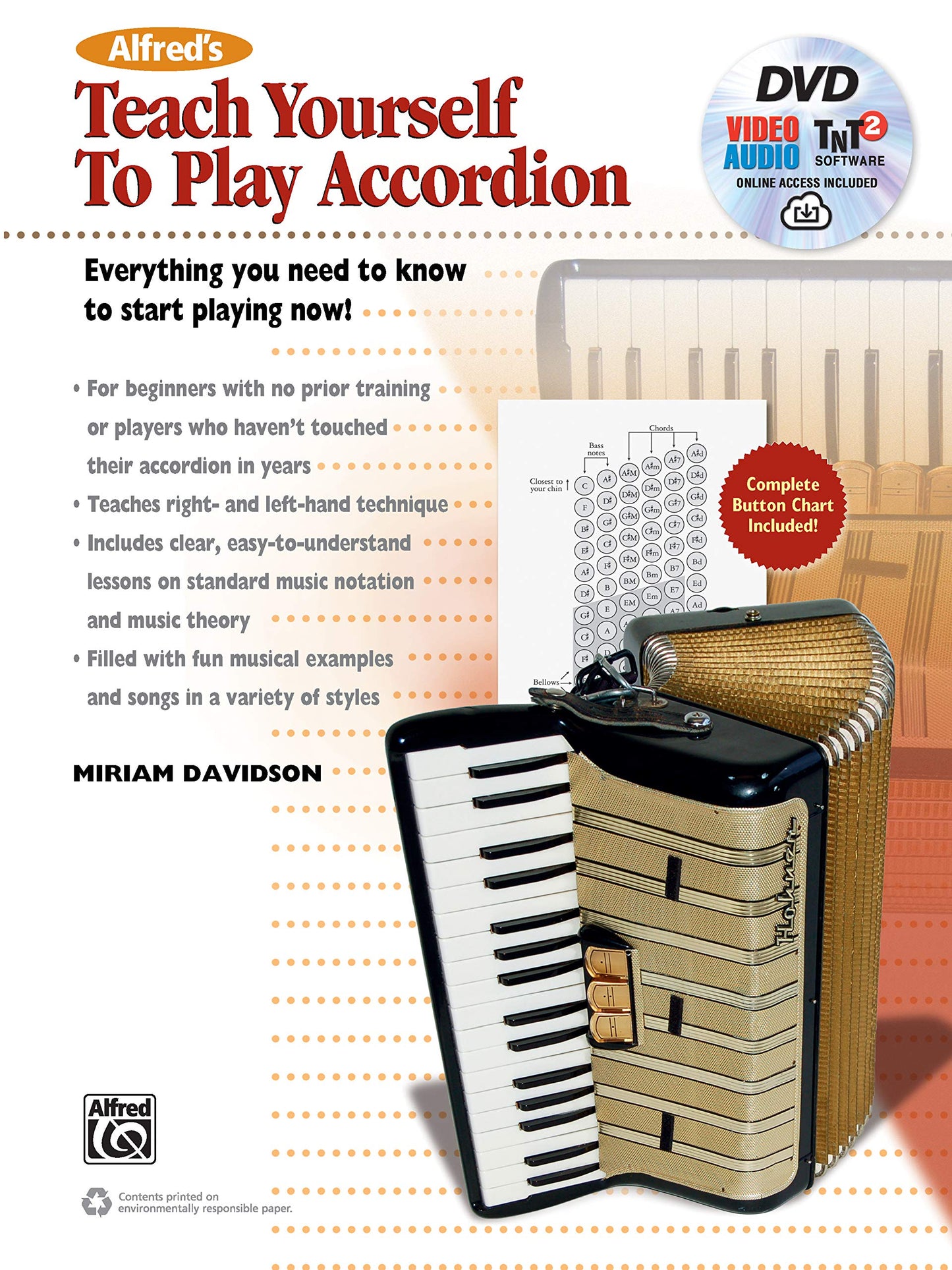 Alfred's Teach Yourself to Play Accordion (with DVD)