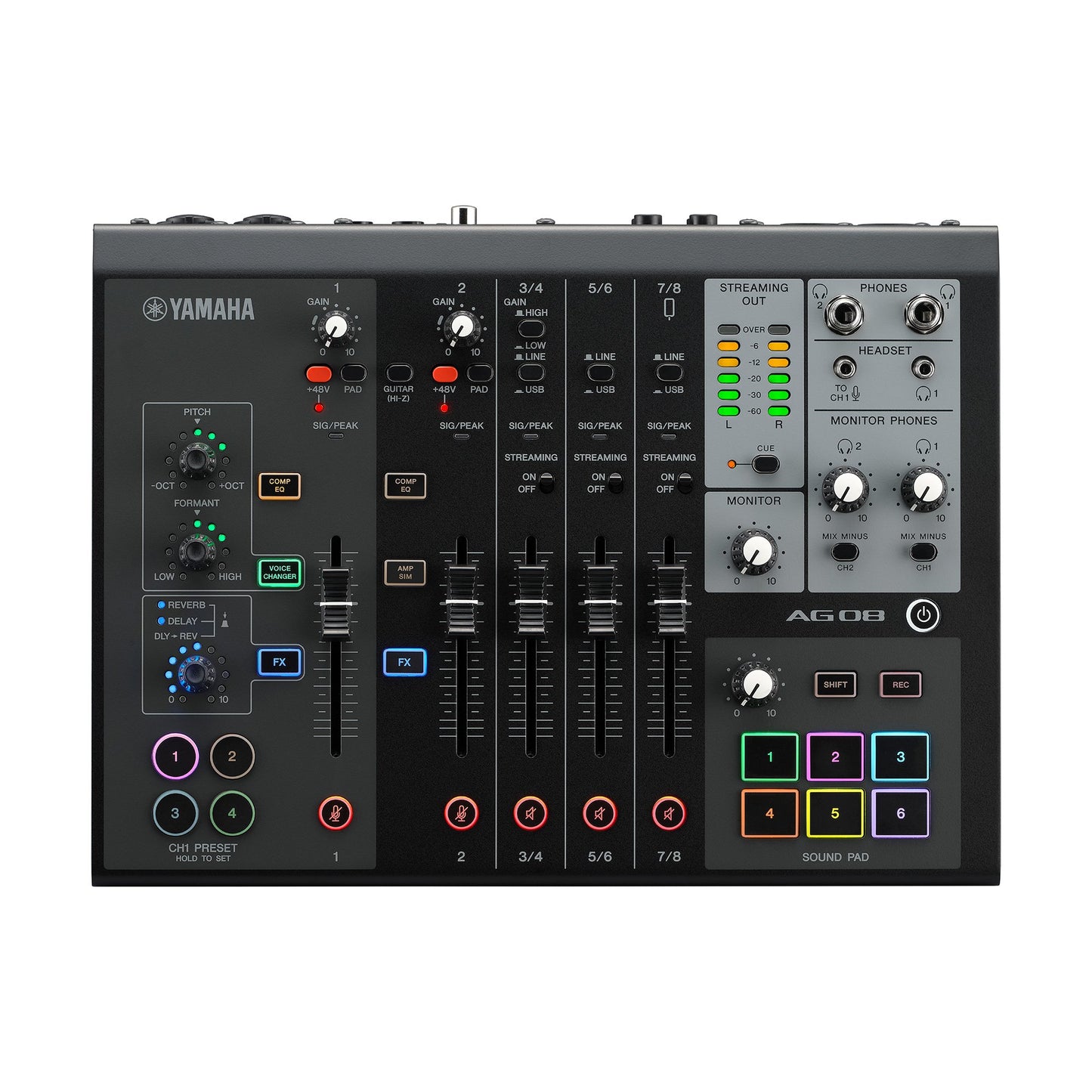 AG08 Live Streaming Mixer