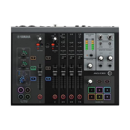 AG08 Live Streaming Mixer