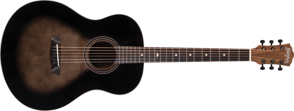 Washburn BTS9CH-D Bella Tono Novo S9 Guitar - Gloss Charcoal Burst