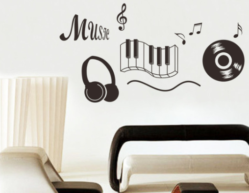 Instruments Wall Sticker - Canada