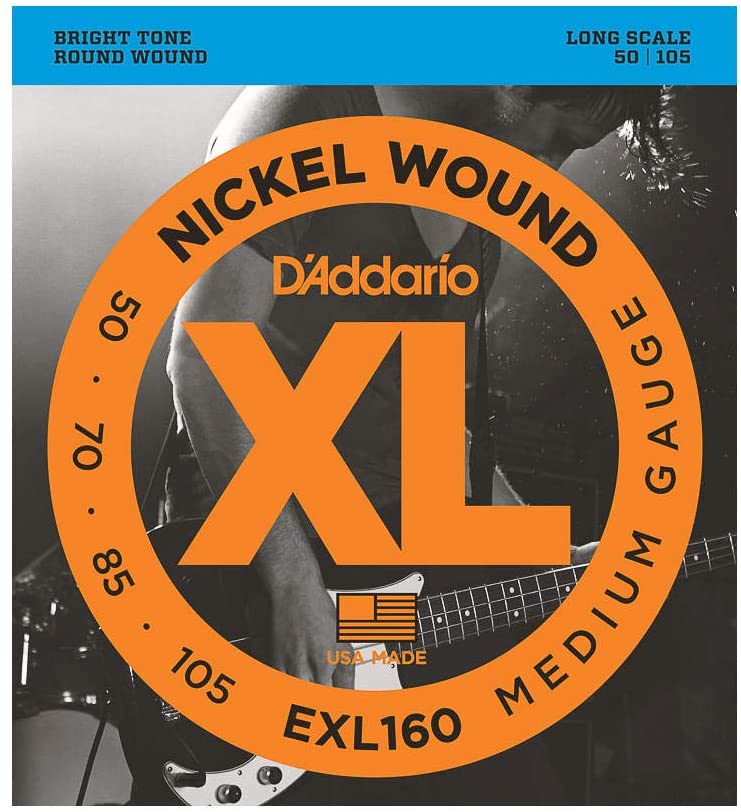 D'Addario EXL160 Nickel Wound Bass Strings