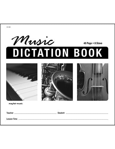 Dictation Book - 48 Pages 8 Staff