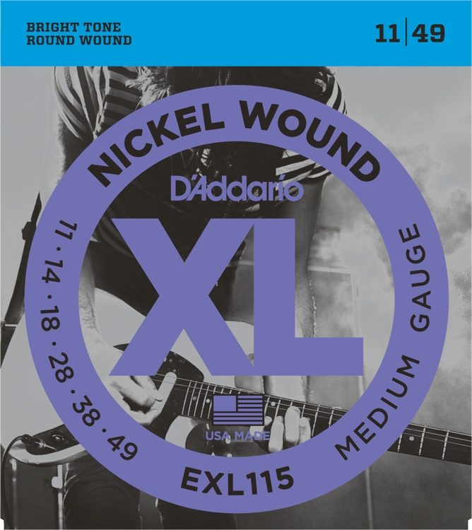 D'Addario EXL Nickel Wound Electric Strings