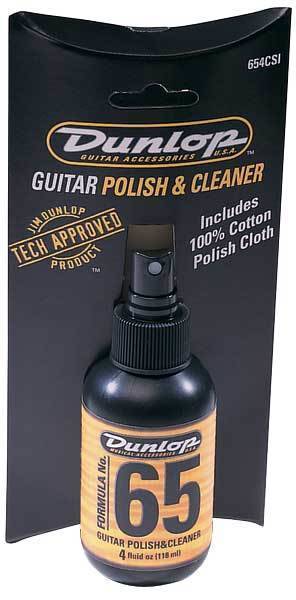 Dunlop No.65 Polish & Cleaner W/Cloth
