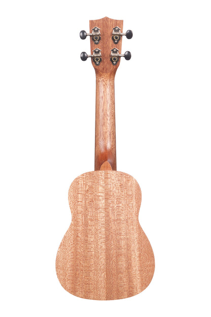 KALA Burled Meranti Soprano, Concert & Tenor Ukulele