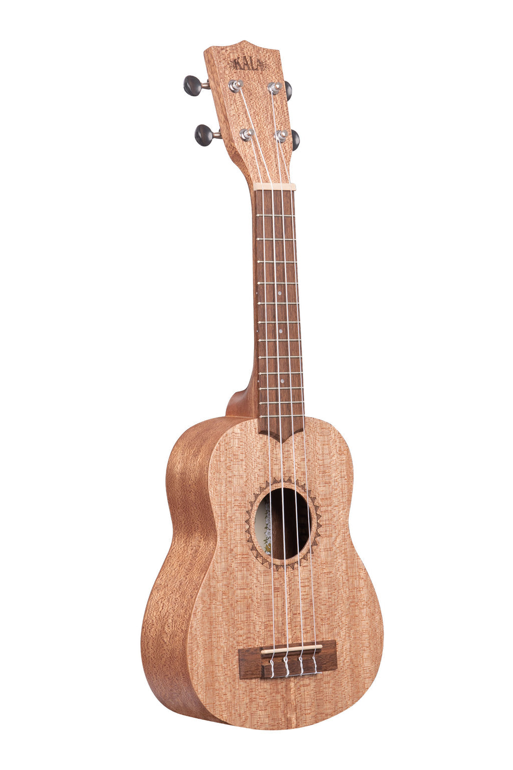 KALA Burled Meranti Soprano, Concert & Tenor Ukulele