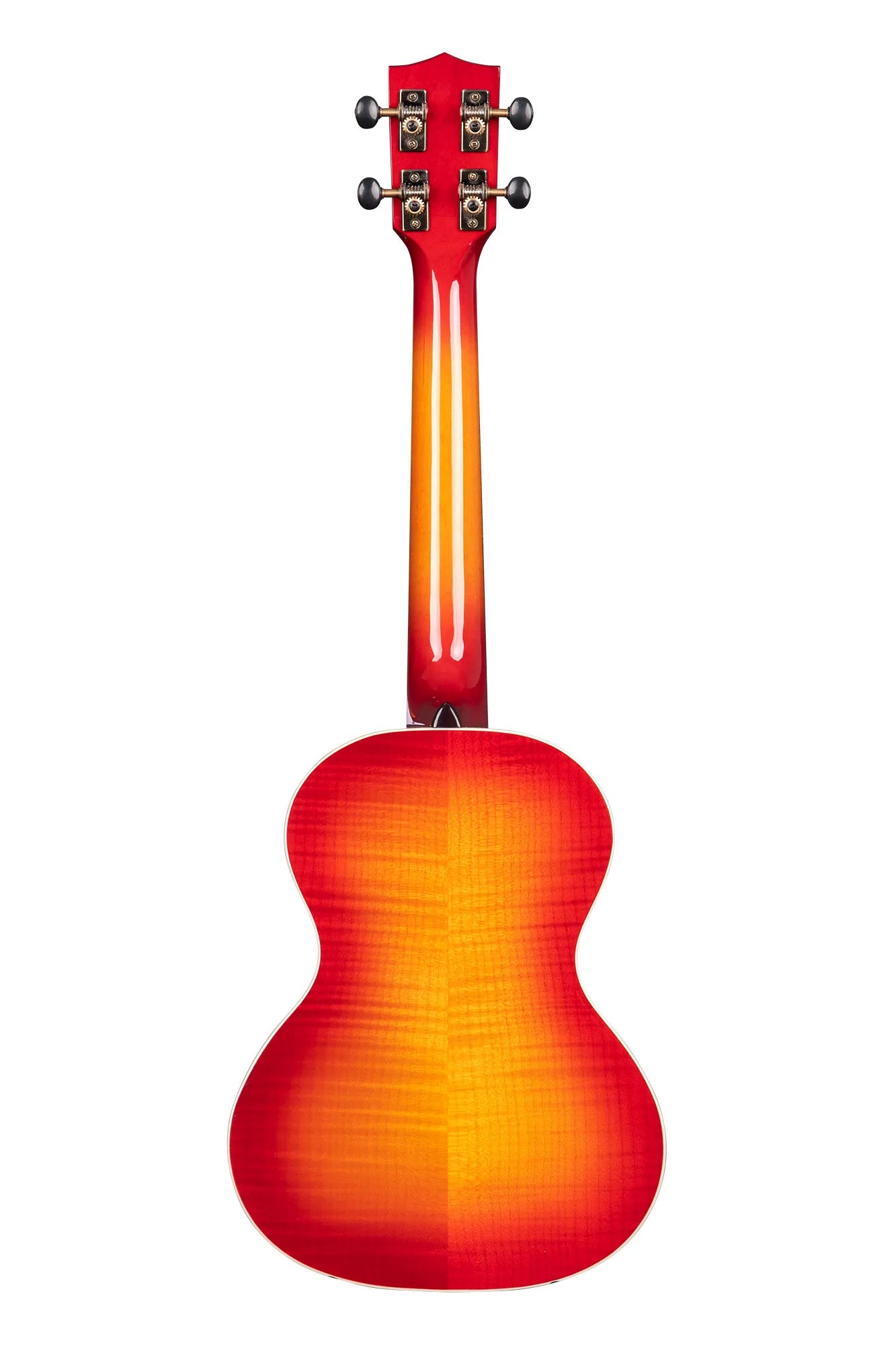 Gloss Flame Maple Cherry Burst Tenor Ukulele