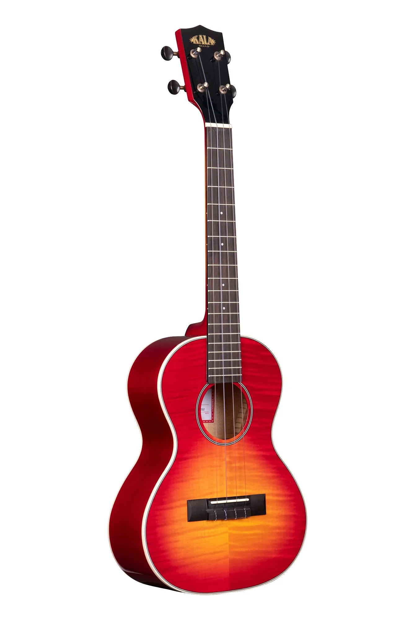 Gloss Flame Maple Cherry Burst Tenor Ukulele