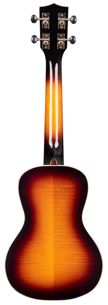 Gloss Flame Maple Tobacco Burst Concert Ukulele