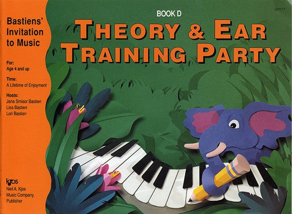 Bastiens' Invitation to Music - Theory & Ear Training Party Book D - Canada