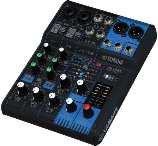 Yamaha MG06X 6 Channel Mixer w/Effects
